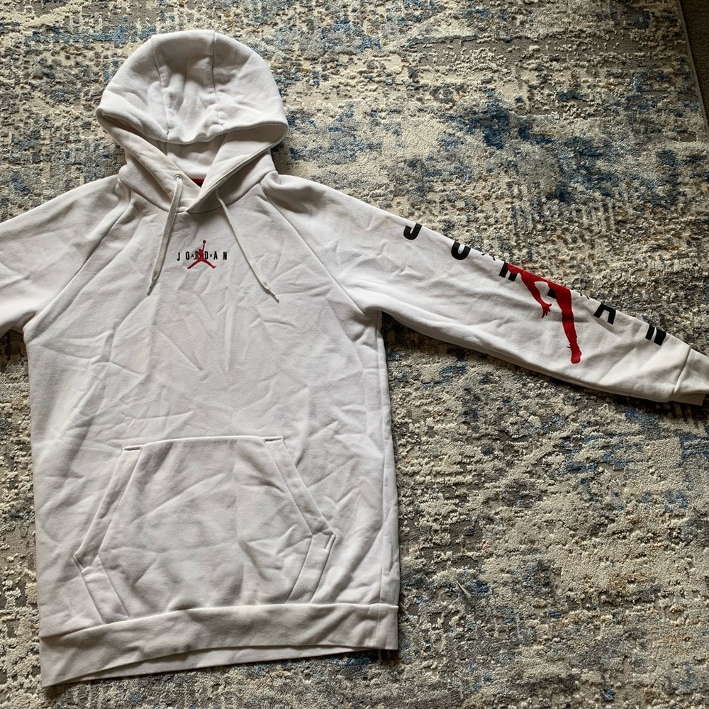 Jordan White Nike Hoodie